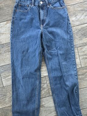 A&F Abercrombie Womens Loose Cuffed Jeans Sz 24 00